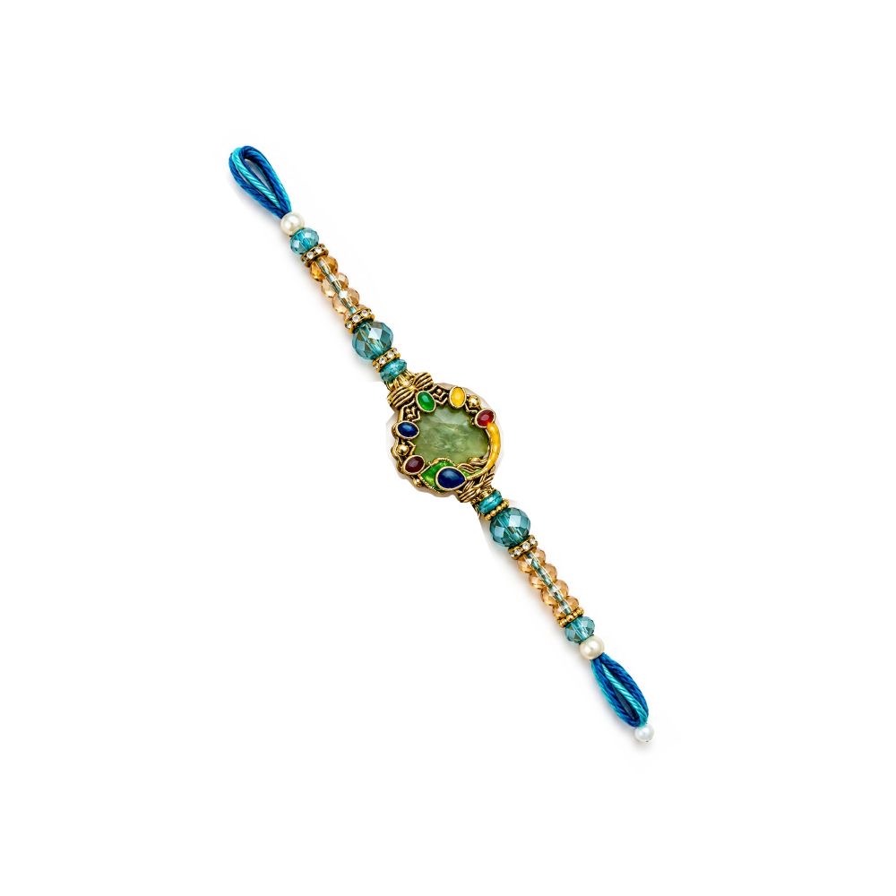 Mor Pankh Mirror Rakhi