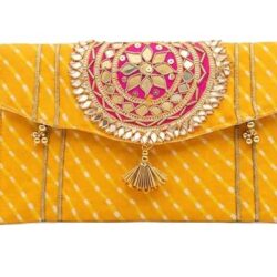 Envelope Clutch with Gota Patti Work