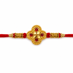 Red Golden Rakhi