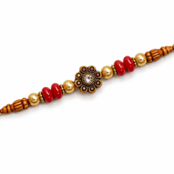 Wood Flower like Design Rakhi No. 33