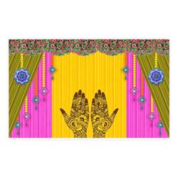Mehendi Ceremony Backdrop Design 17 |