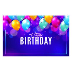 Happy Birthday Balloon Backdrop Design 25 |
