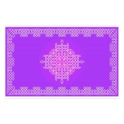 Purple Kolam Rangoli Backdrop Design 27 |