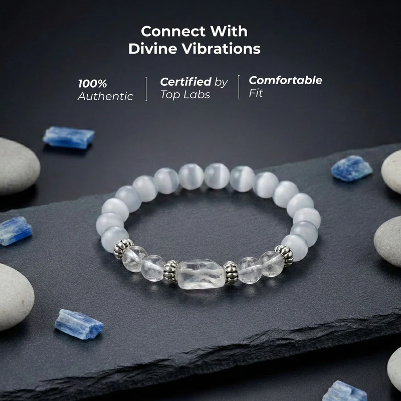 Libra Zodiac (Tula Rashi) Gems Bracelet with Certificate - Image 5