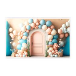 Pastel Balloon Backdrop  | Design 6