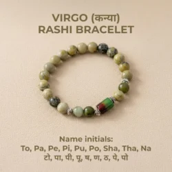 Virgo Zodiac (Kanya Rashi) Gems Bracelet with Certificate