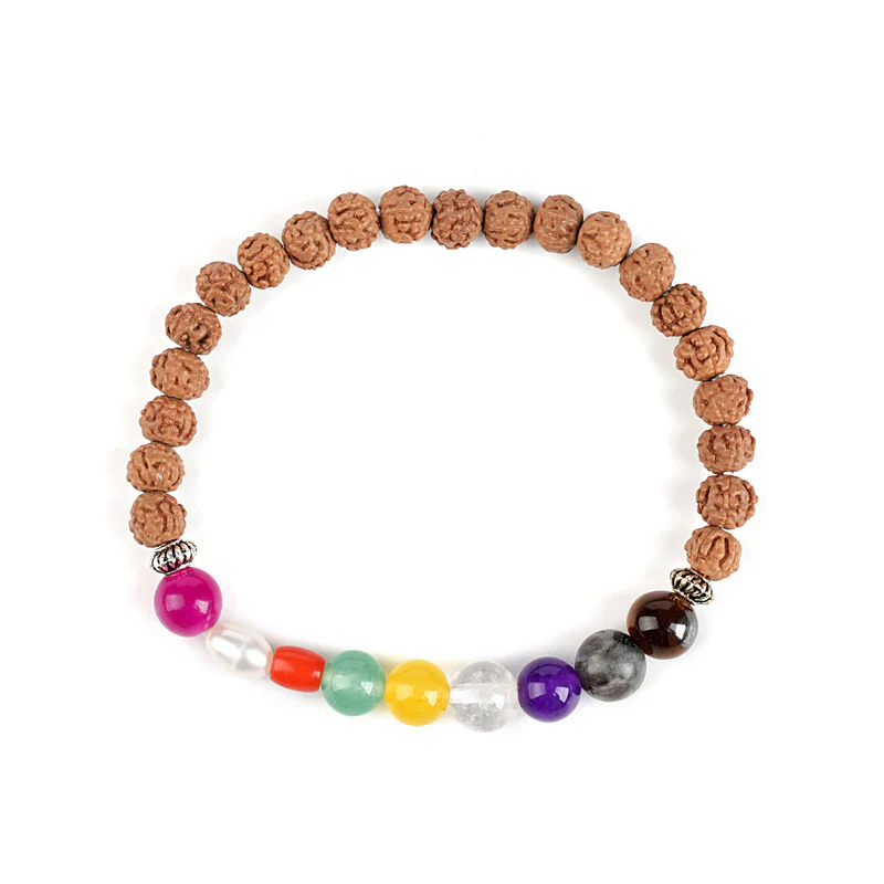 Navratan with Rudraksha Bracelet - Image 2