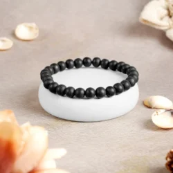 Ebony Karungali Bracelet with Certificate Naturally Wooden Beads