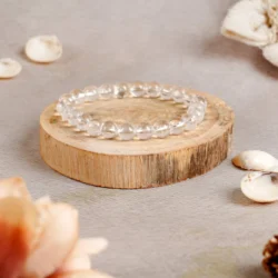 Sphatik Bracelet with Certificate | Clear Quartz
