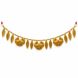 Golden Kalash & Leaf Decorative Toran