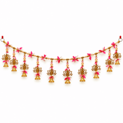 Premium Lotus Bell Decorative Toran